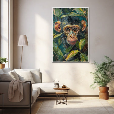 Monkey Portrait Painting
